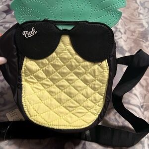 PINK Victoria's Secret Pineapple Kids Bag - Yellow and Green